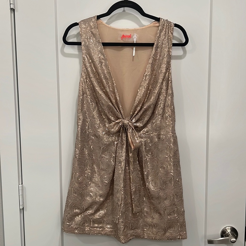 Free People sequined mini dress